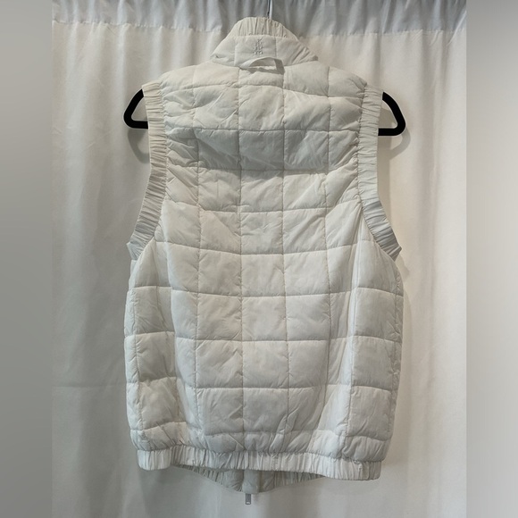 EUC FP Movement Vest Womens, White Blue Insulated Puffer Full Zip - Picture 3 of 3